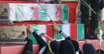 استقبال مردم کرمان از پیکر‌های مطهر ۹ شهید گمنام