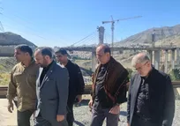 بازدید حاجی‌بابایی از پل B۱ کرج/ بررسی خسارات و روند بازسازی