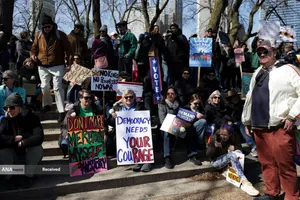 تظاهرات ضدترامپ از شرق تا غرب آمریکا