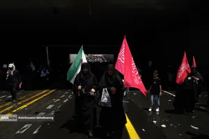 تشییع پیکر مطهر آقای شهید ایران و خانواده ایشان
