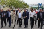 استقبال رنجبر از دانشجویان دانشگاه آزاد