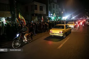 دومین شب عزاداری در سوگ رهبر شهید انقلاب - خیابان نبرد