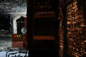 مسجدی که پس از ۴۴ سال بار دیگر در آتش سوخت