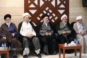 دیدار بیوت مراجع عظام تقلید با سرپرست حجاج ایرانی