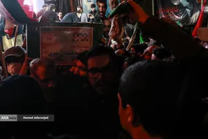 وداع و تشییع پیکر مطهر فرمانده یگان ویژه فاتحین سردار سرتیپ پاسدار شهید محمد علی فتحعلی زاده و&zwnj; همرزمانش