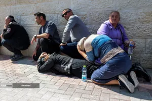 موشک باران سرزمین های اشغالی - سپر موشکی رژیم صهیونیستی در هم شکست