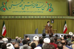 دیدار هزاران نفر از مداحان و ستایشگران اهل بیت(ع) با رهبر معظم انقلاب