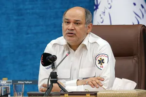 علی شریفان، معاون رئیس اورژانس کشور در نشست خبری دبیر ستاد تشییع و وداع با رهبر شهید انقلاب