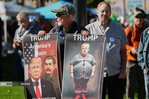 تجمع میلیونی آمریکایی ضد ترامپ با شعار &laquo;پادشاهی ممنوع&raquo;