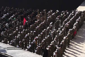 مراسم اقامه نماز بر پیکر امام شهید امت