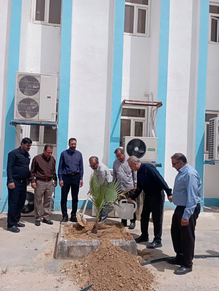 غرس نهال امید، پایمردی و شکوه ایران اسلامی به یاد دانشجوی شهید جنگ رمضان دانشگاه آزاد بوشهر