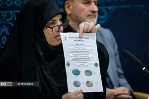 فریده اولادقباد معاون تعاون و امور اجتماعی و رئیس قرارگاه جنگ رمضان بنیاد شهید
