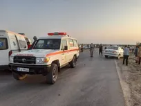 تصادف خودروی حامل اتباع خارجی در مسیر سراوان - خاش ۹ کشته برجا گذاشت