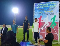 حضور دانشجوی دانشگاه آزاد در اردوی تیم ملی دوومیدانی