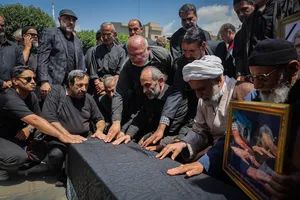 مراسم تشییع پیکر &laquo;بهروز رضوی&raquo; 
