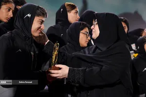 مراسم استقبال از تیم ملی فوتبال زنان