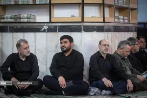 محمدمهدی خیرجو مدیرعامل خبرگزاری آنا در مراسم چهلمین روز شهادت دکتر محمدمهدی طهرانچی