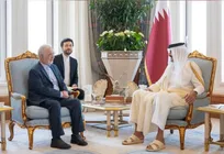 مؤمنی با امیر قطر دیدار کرد