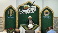 آيين معنوی دعای كميل با حضور سرپرست زائران ایرانی در مكه برگزار شد