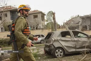 موشک باران سرزمین های اشغالی توسط سپاه پاسداران انقلاب اسلامی