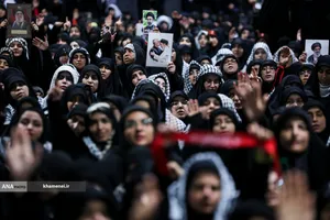 عزاداری هیئت&zwnj;های دانشجویی به مناسبت اربعین حسینی در جوار محل شهادت رهبر شهید انقلاب