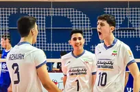 تیم ملی والیبال زیر ۱۶ سال‌ ایران بر بام آسیای مرکزی ایستاد