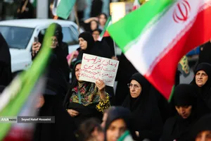 پیاده روی جاماندگان اربعین در ساری
