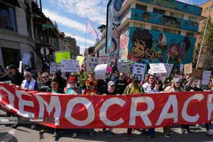 تظاهرات ضدترامپ از شرق تا غرب آمریکا