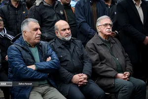 مراسم تشییع پیکر &laquo;رضا رویگری&raquo;