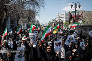 مراسم چهلمین روز شهادت حضرت آیت&zwnj;الله&zwnj; خامنه ای رهبر شهید انقلاب - 2