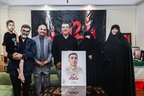 دیدار با خانواده شهید نخبه علی حیدرزاده