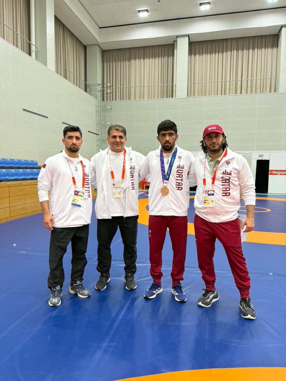 ///شنبه///روایت سرمربی تیم ملی قطر از رویارویی 2 کشتی‌گیر ایرانی در ناگویا و برنز شاهین بداغی در بازی‌های آسیایی