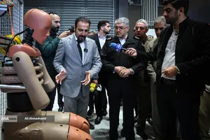 سردار تیمور حسینی رئیس پلیس راهور فراجا در مرکز آزمون&zwnj;های ایمنی و کیفیت خودرو