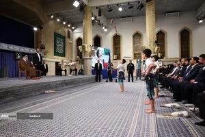 دیدار قهرمانان ورزشی و مدال&zwnj;آوران المپیادهای علمی با رهبر معظم انقلاب