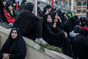 مراسم وداع با رهبر شهید انقلاب حضرت آیت الله سیدعلی خامنه&zwnj;ای (ره) و خانواده ایشان