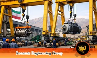 بهبود خطوط تولید با نصب جرثقیل‌های دروازه‌ای در کارخانه‌های ایران