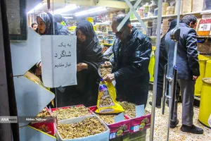 بازار خرید عید نوروز در تهران - آجیل