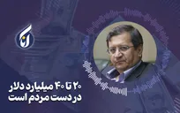 وزیر اقتصاد: ۲۰ تا ۴۰ میلیارد دلار در دست مردم است