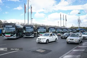 رونمایی از ۵۰ اتوبوس برقی جدید در تهران