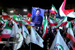 اجتماع مردمی در حمایت از رزمندگان اسلام