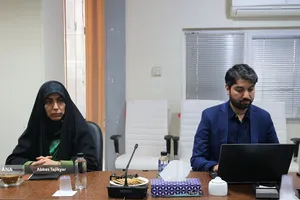 محمدعلی شکوهیان&zwnj;راد و آزاده محمودیان در نشست علمی با موضوع &laquo;حکمرانی اینترنت در شرایط جنگی؛ تحلیل تلاقی امنیت، اقتصاد و فرهنگ&raquo;