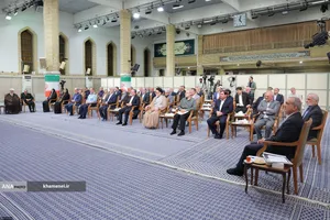 دیدار رئیس&zwnj;جمهور و اعضای هیئت دولت با مقام معظم رهبری