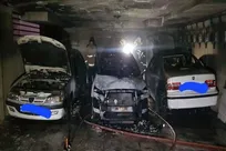 مهار حریق در مجتمع مسکونی خیابان پاسدار گمنام