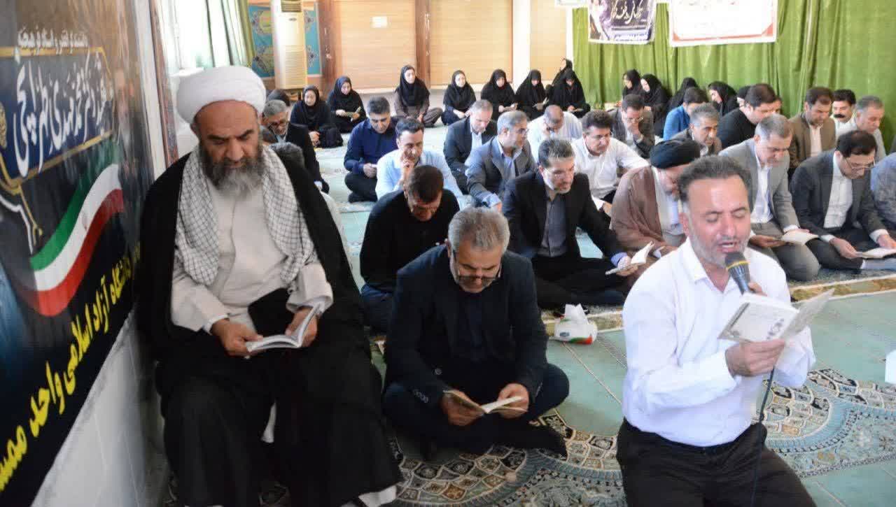 بلواری در دانشگاه آزاد اسلامی ممسنی به نام «دانشجوی شهید رضا شفیعی» نامگذاری شد