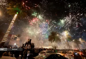 آغاز سال نو میلادی 2025 در بغداد، عراق