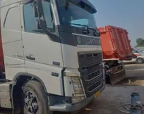 توقیف تریلی متخلف پس از فرار ناموفق با بیش از ۳۷ میلیون تومان خلافی