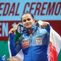 مدال نقره برای وزنه بردار ایران در دسته ۱۰۲ کیلوگرم