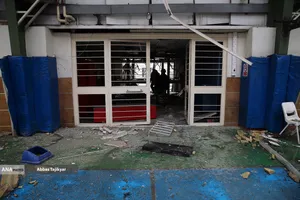 بازدید اصحاب رسانه از پایگاه مدیرت بحران نازی&zwnj;آباد و خودروهای آسیب دیده اورژانس در اثر تجاوز صهیونیستی آمریکایی