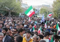 حماسه ملت، ایران را درنوردید/ پیام دانش‌آموزان به دشمنان؛ شعله‌ورتر از موشک هستیم + فیلم و عکس