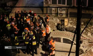 ویرانی های گسترده در سرزمین های اشغالی بر اثر حملات موشکی ایران